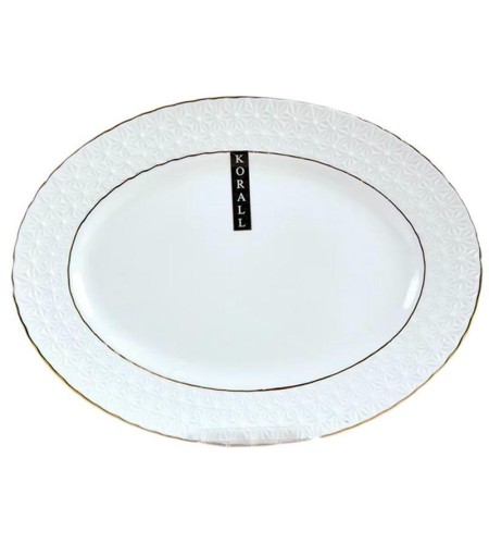 Блюдо Снежная королева овальное 31см