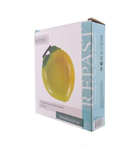 Блюдо Repast Rich harvest Лимон 24,8*20,2*3,8см 61418