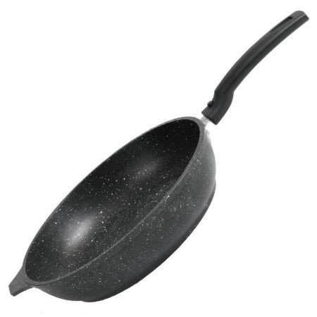 Сковорода Kukmara Темный Мрамор 260х60мм съемная ручка смт263а