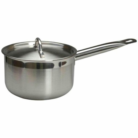 Сотейник Luxstahl 2,8л с ручкой нержавеющая сталь тройное дно