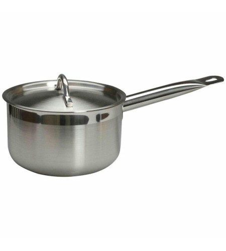 Сотейник Luxstahl 2,8л с ручкой нержавеющая сталь тройное дно