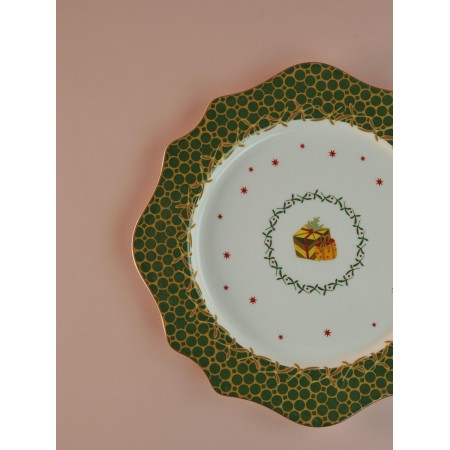 Тарелка новогодняя Magic time 21см 49898