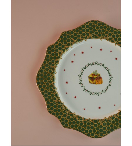 Тарелка новогодняя Magic time 21см 49898