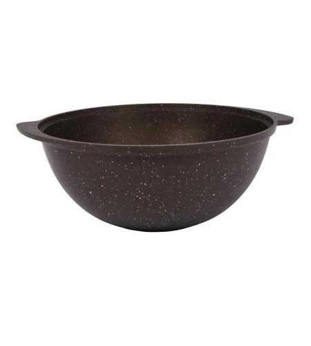 Казан для плова 4,5л кофейный мрамор