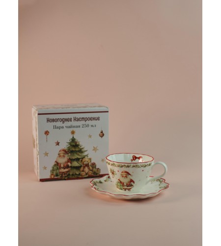 Чайная пара Новогоднее настроение 250мл LH9933-250-J043H1575