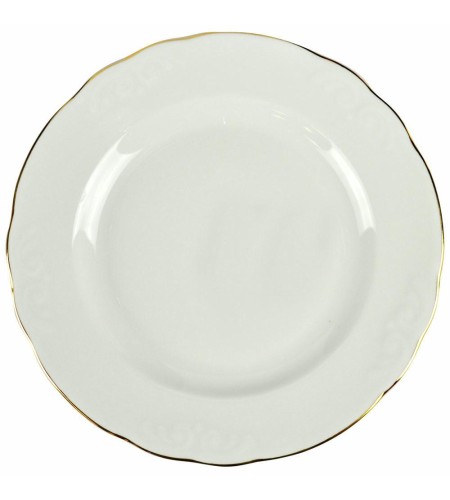 Тарелка мелкая Надежда Без деколи 240мм ф.548 7С1923Ф34