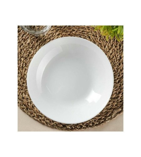 Тарелка суповая Luminarc Diwali white d20см P3319