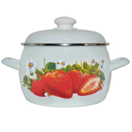 Кастрюля с рисунком полусферическая 2л