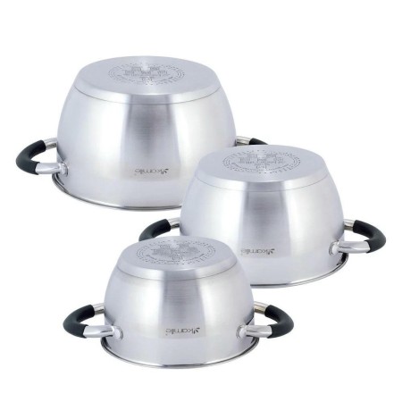 Набор кастрюль Kamille 1,8л+2,5л+3,5л КМ-5754