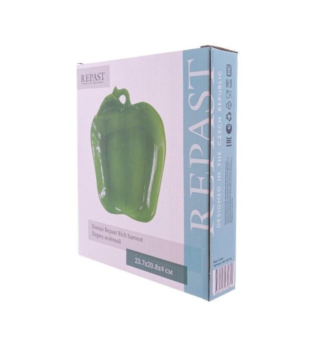 Блюдо Repast Rich harvest Перец зелёный 23,7*20,8*4см 61420