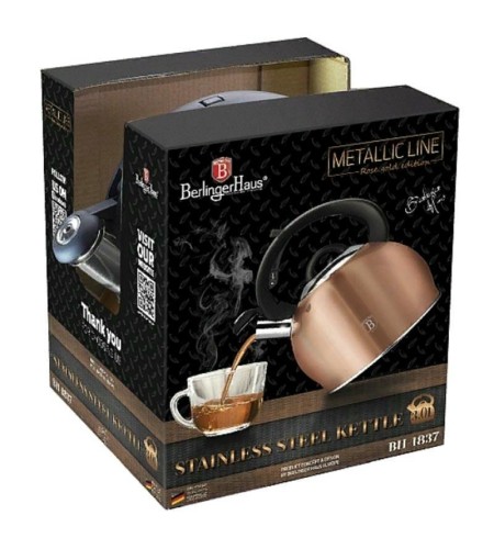 Чайник Rosegold Metallic Line 3л