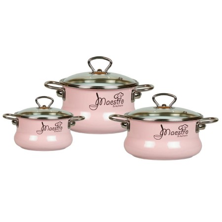 Набор кастрюль Vitross Maestroрозовый 8DT135S