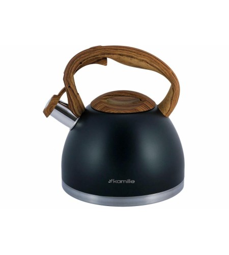 Чайник 2,7л Kamille со свистком 1087