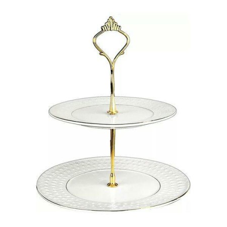 Ваза двуххъярусная Снежная королева 16,5/21см круглая