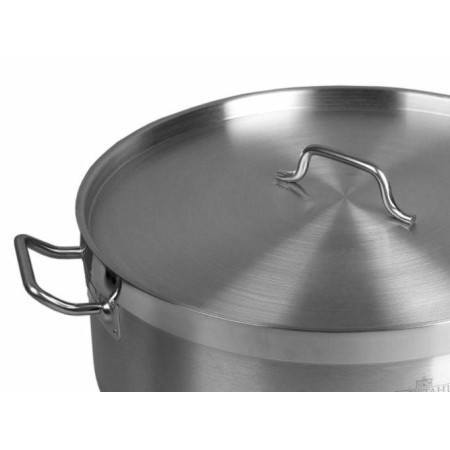 Котел низкий Luxstahl 10л 32х12см двойное дно