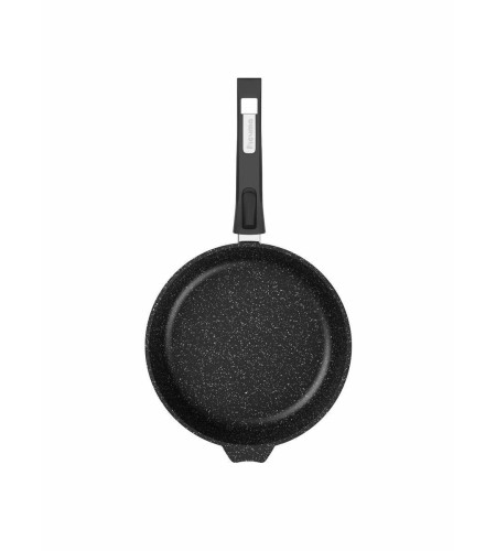 Сковорода Мечта Гранит black d28см АП съемная ручка 028802