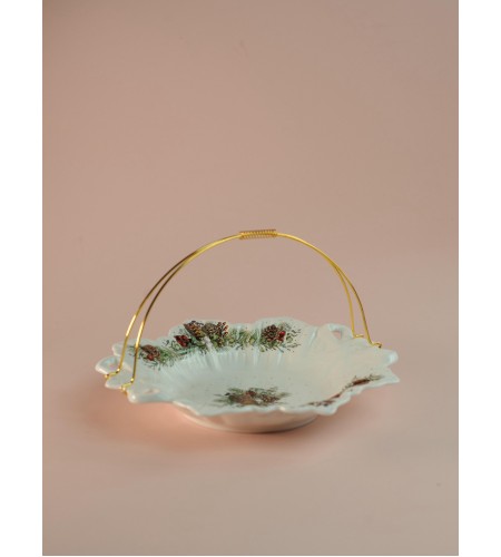 Блюдо Celebration 26 см с металлической ручкой 760-745