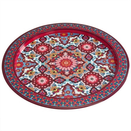 Поднос Времена года d379мм розовый Ц-379х-01955