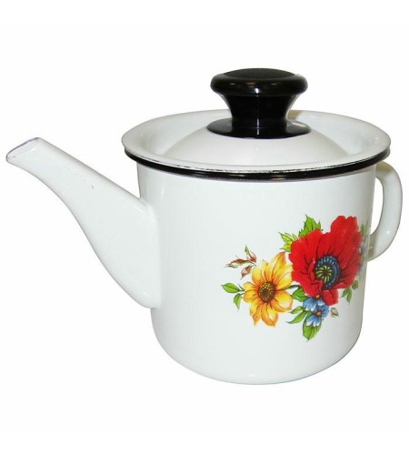 Чайник цилиндрический 1л с рисунком 42704-072/4