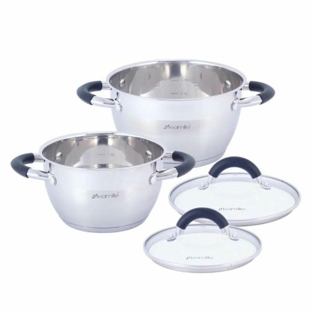 Набор кастрюль Kamille КМ-5753 2,1л + 2,9л