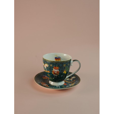 Пара чайная Щелкунчик и мышиный король 440мл зеленый YQ25002