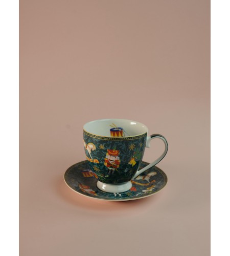 Пара чайная Щелкунчик и мышиный король 440мл зеленый YQ25002