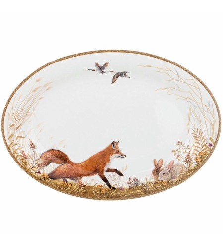 Блюдо овальное Lefard Охота 32*22см 590-517