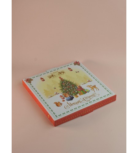 Тарелка обеденная Елка 27см 85-1705