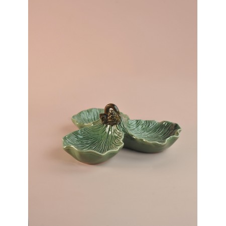 Менажница 3-х секционная Green Pine 22,8*23*8,5см 145-201