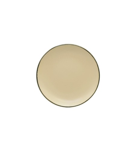 Тарелка десертная NuovaCasa Latte 20см бежевая TRC045