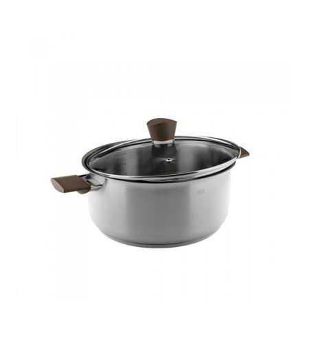 Кастрюля Hitt Sahara Dune 5л 24x11,5см стеклянная крышка HS-DC24