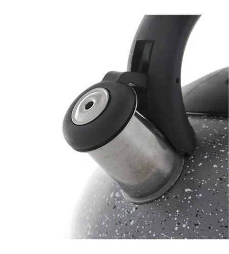 Чайник со свистком Hitt Grey marble 3л H01034