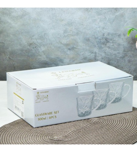 Набор кружек LENARDI 300мл 6шт 200-022
