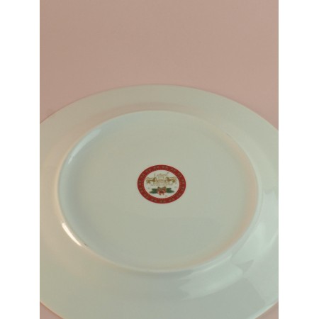 Тарелка обеденная Lefard Тройка 27см красная 85-1709