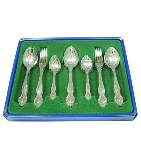 Столовый набор Тройка ХР ПВХ СНР-21/8 36 предметов