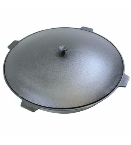 Казан литой чугунный Камская посуда 10л алюминиевая крышка