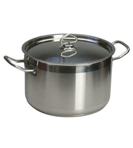 Кастрюля 5л нерж.двойное дно d=235