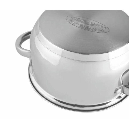 Кастрюля Гретта со стеклянной крышкой 4,2л d22см