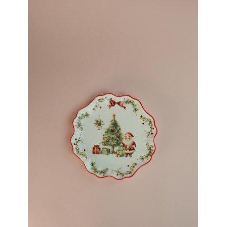 Тарелка десертная Новогоднее настроение 21см LH9848-21-J043-H1575