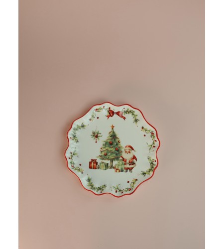 Тарелка десертная Новогоднее настроение 21см LH9848-21-J043-H1575