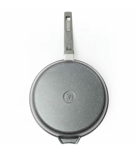 Сковорода Мечта Гранит d28см стеклянная крышка С28701