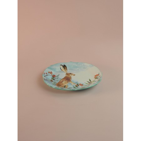 Тарелка закусочная Lefard Лесная Сказка Заяц 20,5см 409-158