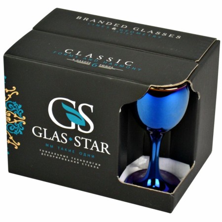 Набор рюмок Glasstar Лавандовый аметист 6 предметов 50мл RNLA134