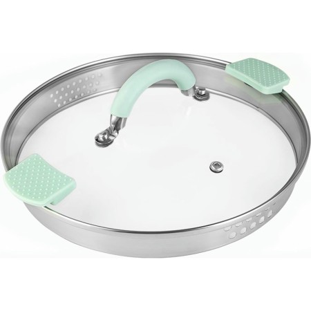 Кастрюля Lara Mint LR02-543 4,4л 22х12см носик, индукционное дно, крышка с бортом