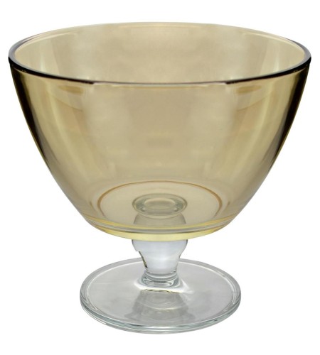 Ваза на ножке GLASSTAR Gus-Khrustalny Янтарь C-12326/S/C-2326/S