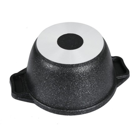 Кастрюля Kukmara 1л темный мрамор кмт12а