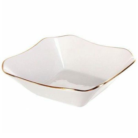 Салатник 450мл заводной край золотом