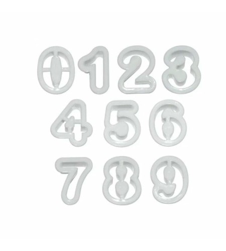 Набор форм для печенья Знаменательные даты 9 цифр