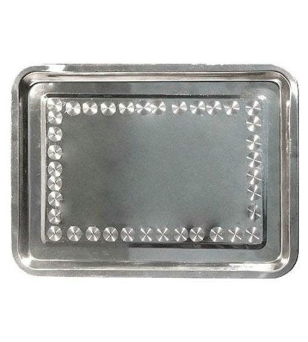 Лоток мелкий Luxstahl 550х400х20 нержавеющая сталь RGS-2059S