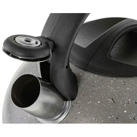 Чайник со свистком Hitt Grey marble 3л H01034